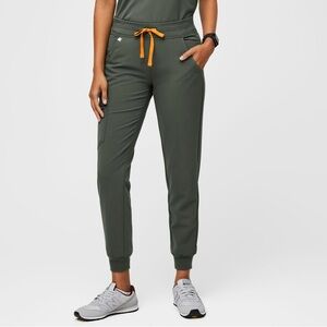 Figs moss high waisted Zamora jogger size medium petite